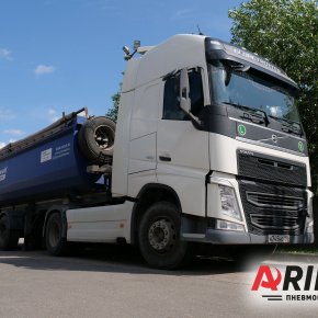 Установка пневмоподвески и механизма подъёма оси Volvo FH16 + BPW Установка пневмоподвески и механизма подъёма оси Volvo FH16 + BPW