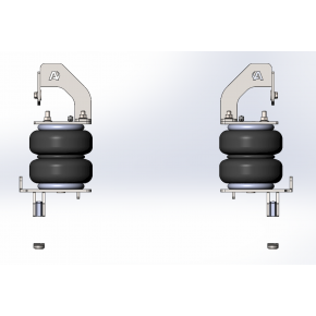 Пневмоподвеска ISUZU Elf 2024 (5 тонн, Китай), задняя ось