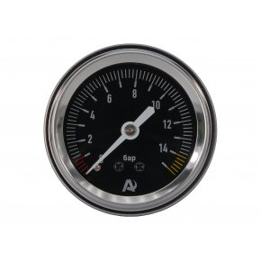Манометр ARIDE 51 мм, 1х15 бар (220 PSI), 2