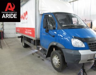 Установка передней пневмоподвески ГАЗ Валдай Установка передней пневмоподвески ГАЗ Валдай