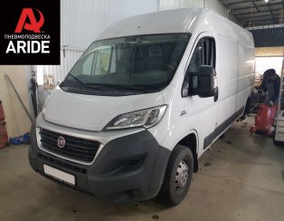 Установка задней пневмоподвески с управление из салона Fiat Ducato Установка задней пневмоподвески с управление из салона Fiat Ducato