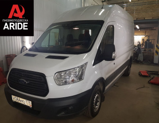 Установка задней пневмоподвески с управление из салона Ford Transit FWD Установка задней пневмоподвески с управление из салона Ford Transit FWD