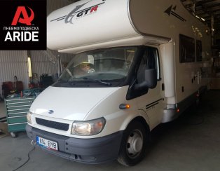 Установка задней пневмоподвески с управление на два контура Ford Transit RWD Установка задней пневмоподвески с управление на два контура Ford Transit RWD