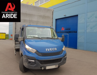 Установка комплекта задней пневмоподвески с двухконтурной системой управления Iveco Daily 70C Установка комплекта задней пневмоподвески с двухконтурной системой управления Iveco Daily 70C