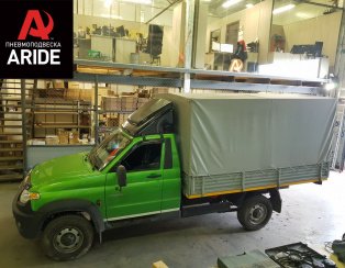 Установка задней пневмоподвески с управление из салона УАЗ Профи (Profi) Установка задней пневмоподвески с управление из салона УАЗ Профи (Profi)