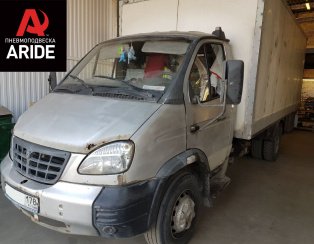 Установка задней пневмоподвески ГАЗ (GAZ) Валдай Установка задней пневмоподвески ГАЗ (GAZ) Валдай