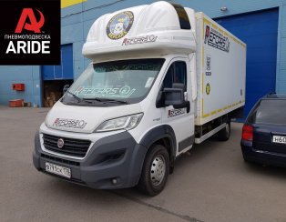 Установка задней пневмоподвески Fiat Ducato Установка задней пневмоподвески Fiat Ducato