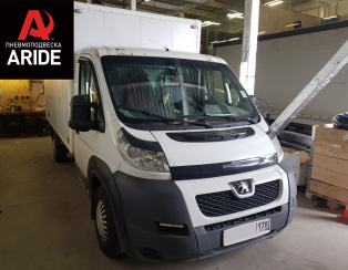 Установка задней пневмоподвески с управление из салона Peugeot Boxer Установка задней пневмоподвески с управление из салона Peugeot Boxer