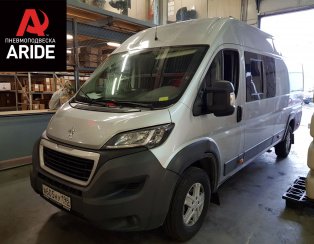 Установка задней пневмоподвески с системой контроля давления Peugeot Boxer Установка задней пневмоподвески с системой контроля давления Peugeot Boxer