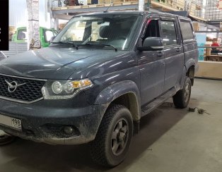 Установка задней пневмоподвески УАЗ Патриот Карго Установка задней пневмоподвески УАЗ Патриот Карго