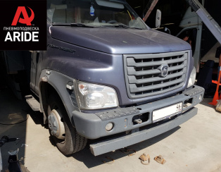 Установка передней пневмоподвески с управлением из салона ГАЗ (GAZ) Установка передней пневмоподвески с управлением из салона ГАЗ (GAZ)