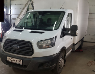 Установка задней пневмоподвески с управлением из кабины Ford Transit RWD Установка задней пневмоподвески с управлением из кабины Ford Transit RWD