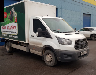 Установка задней пневмоподвески с бюджетной системой управления на два контура Ford Transit RWD Установка задней пневмоподвески с бюджетной системой управления на два контура Ford Transit RWD