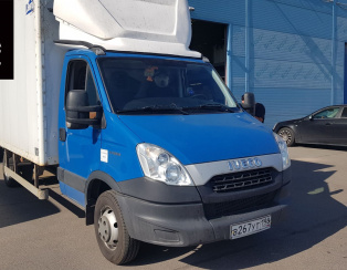 Установка задней пневмоподвески с управлением из салона Iveco Daily 45C Установка задней пневмоподвески с управлением из салона Iveco Daily 45C