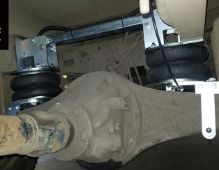 Установка задней пневмоподвески с управлением из кабины ГАЗ (GAZ) Газон NEXT Установка задней пневмоподвески с управлением из кабины ГАЗ (GAZ) Газон NEXT