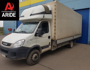 Установка задней пневмоподвески с управлением из салона Iveco Daily 70C Установка задней пневмоподвески с управлением из салона Iveco Daily 70C