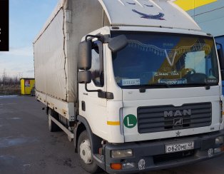 Установка задней пневмоподвески с управлением из салона ﻿MAN TGL_8_180