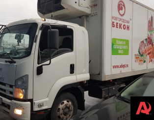 Установка пневмоподвески передней и задней оси на ISUZU Forward  Установка пневмоподвески передней и задней оси на ISUZU Forward