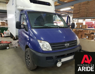 Установка пневмоподвески с системой управления на LDV Maxus Установка пневмоподвески с системой управления на LDV Maxus