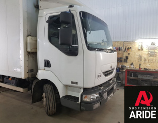 Установка пневмоподвески на переднюю и заднюю ось Renault Midlum Установка пневмоподвески на переднюю и заднюю ось Renault Midlum