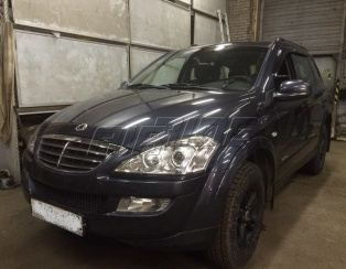 Установка пневмобаллонов  на SsangYong Kyron 2013 г.в.