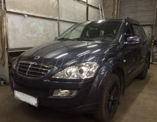 Установка пневмобаллонов  на SsangYong Kyron 2013 г.в.