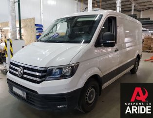 Установка пневмоподвески на заднюю ось Volkswagen Crafter 2017 (04.06.2018)