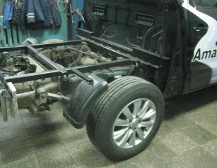 Установка пневмоподвески Volkswagen Amarok Установка пневмоподвески Volkswagen Amarok