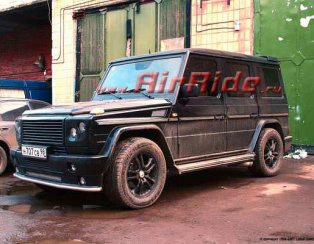 Пневмоподвеска на Mercedes G500 Пневмоподвеска на Mercedes G500