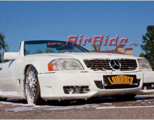 Пневмоподвеска на Mercedes SL320 W129 Пневмоподвеска на Mercedes SL320 W129