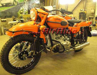 Пневмоподвеска на мотоцикл Урал Пневмоподвеска на мотоцикл Урал