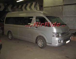Пневмоподвеска на Toyota HiAce Пневмоподвеска на Toyota HiAce