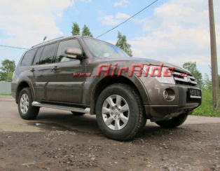 Пневмоподвеска на  Mitsubishi Pajero
