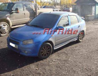 Пневмоподвеска на Ладу Калина Пневмоподвеска на Ладу Калина