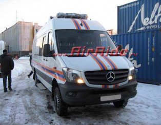 Пневмоподвеска на Mercedes Sprinter 519 4х4 2013г.в.