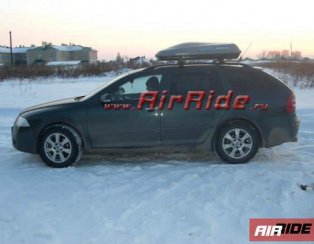 Пневмоподвеска на Skoda Scout Пневмоподвеска на Skoda Scout