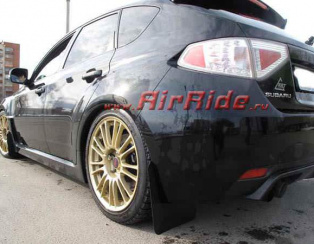 Пневмоподвеска на Subaru WRX STI Пневмоподвеска на Subaru WRX STI