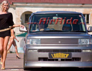 Пневмоподвеска на Toyota bb Пневмоподвеска на Toyota bb