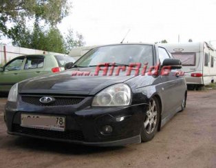 Пневмоподвеска на ВАЗ Приора Купе 2010г.в.