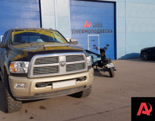 Установка задней пневмоподвески Dodge Ram 2500 Установка задней пневмоподвески Dodge Ram 2500