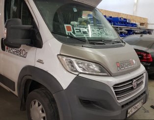 Установка передних пневматических стоек на Fiat Ducato (08.06.2018) Установка передних пневматических стоек на Fiat Ducato (08.06.2018)