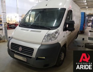 Установка пневмоподвески на заднюю ось Fiat Ducato