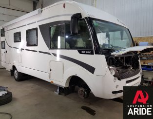 Пневмоподвеска на автодом ITINEO SB 720 на базе Fiat Ducato Пневмоподвеска на автодом ITINEO SB 720 на базе Fiat Ducato