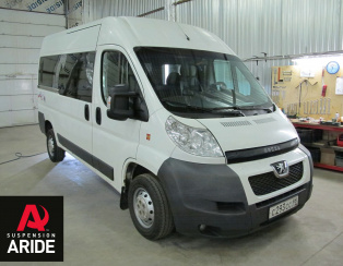 Peugeot Boxer пассажирский фургон - установка пневмоподвески
