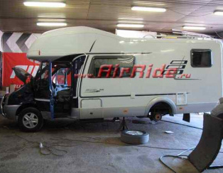 Пневмоподвеска на автодом Ford Transit Пневмоподвеска на автодом Ford Transit