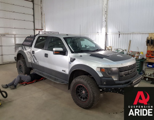 Ремонт пневмоподвески Airlift и замена подушек на Ford F150 Raptor