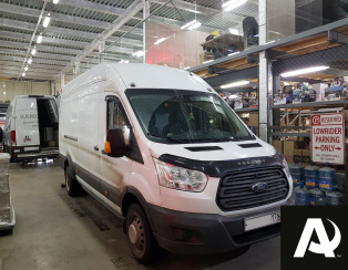 Установка пневмоподвески на заднюю ось Ford Transit 2017, спарка, задний привод Установка пневмоподвески на заднюю ось Ford Transit 2017, спарка, задний привод