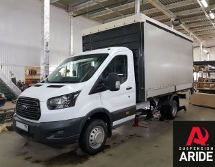 Установка пневмоподвески на заднюю ось Ford Transit Установка пневмоподвески на заднюю ось Ford Transit