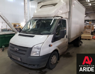 Установка пневмоподвески Ford Transit задний привод 2013 г.в. в Санкт-Петербурге
