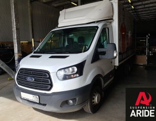Установка пневмоподвески на заднюю ось Ford Transit двухскат 2018 Установка пневмоподвески на заднюю ось Ford Transit двухскат 2018